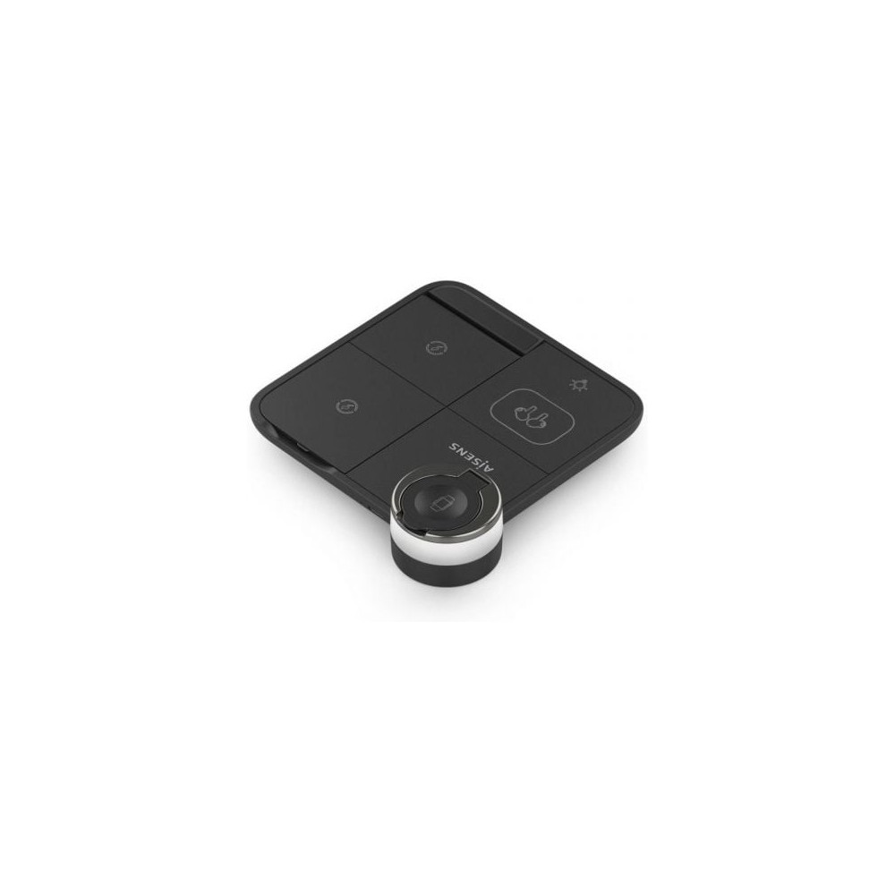 Base de carga Inalámbrica Aisens ASCH-15W4WC062-BK/ 15W/ Negro