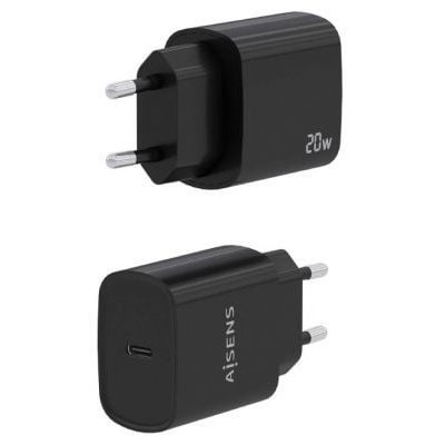 Cargador de Pared Aisens A110-0753/ 1xUSB Tipo-C/ 20W