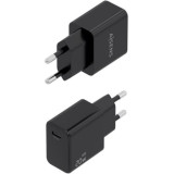 Cargador de Pared GaN Aisens A110-1024/ 1xUSB Tipo-C/ 20W/ Negro