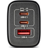 Cargador de Pared GaN NGS Era 65W/ 2xUSB Tipo-C/ 1xUSB/ 65W