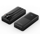 Powerbank 20000mAh Vention FHPB0/ 22.5W/ Negra/ Incluye Cable USB Tipo-C y Lightning
