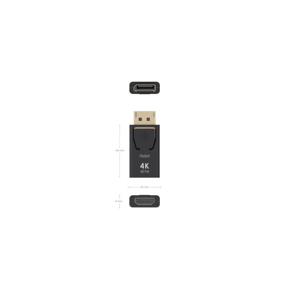 Adaptador HDMI 4K Aisens A125-0908/ DisplayPort Macho - HDMI Hembra
