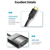 Adaptador USB Tipo-C Vention TDDBB/ USB Tipo-C Macho - VGA Hembra
