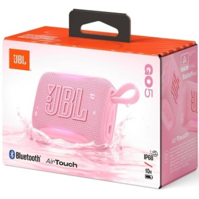 Altavoz con Bluetooth JBL GO 5/ 4.8W/ 1.0/ Rosa