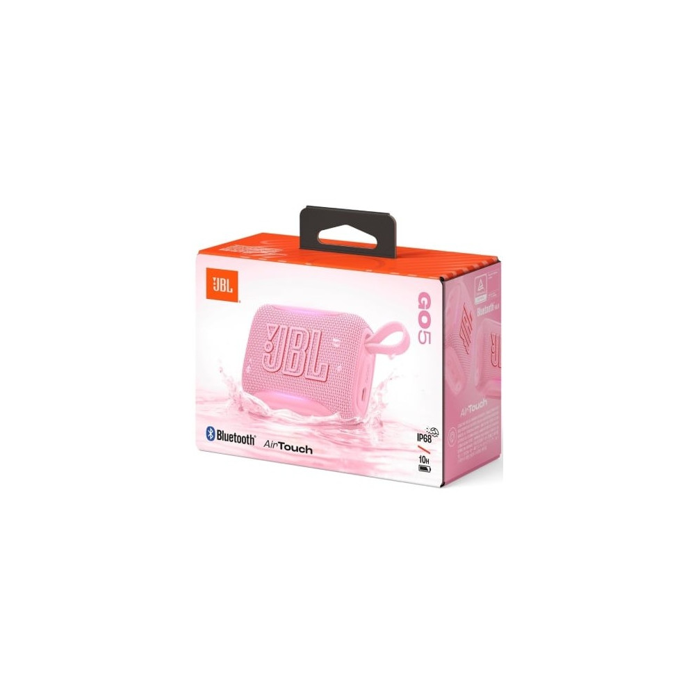 Altavoz con Bluetooth JBL GO 5/ 4.8W/ 1.0/ Rosa