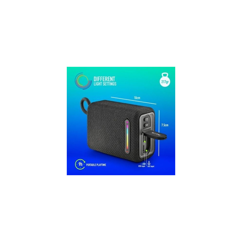 Altavoz con Bluetooth NGS Roller Furia 1/ 15W/ 2.0/ Azul