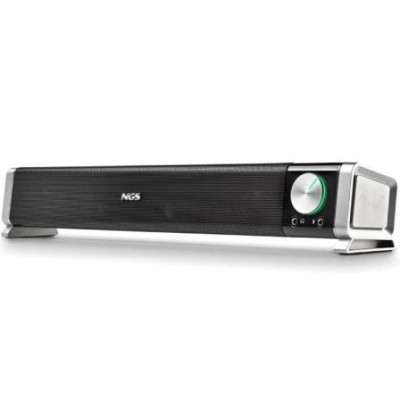 Barra de Sonido con Bluetooth NGS Subway/ 40W/ 2.0/ Negra