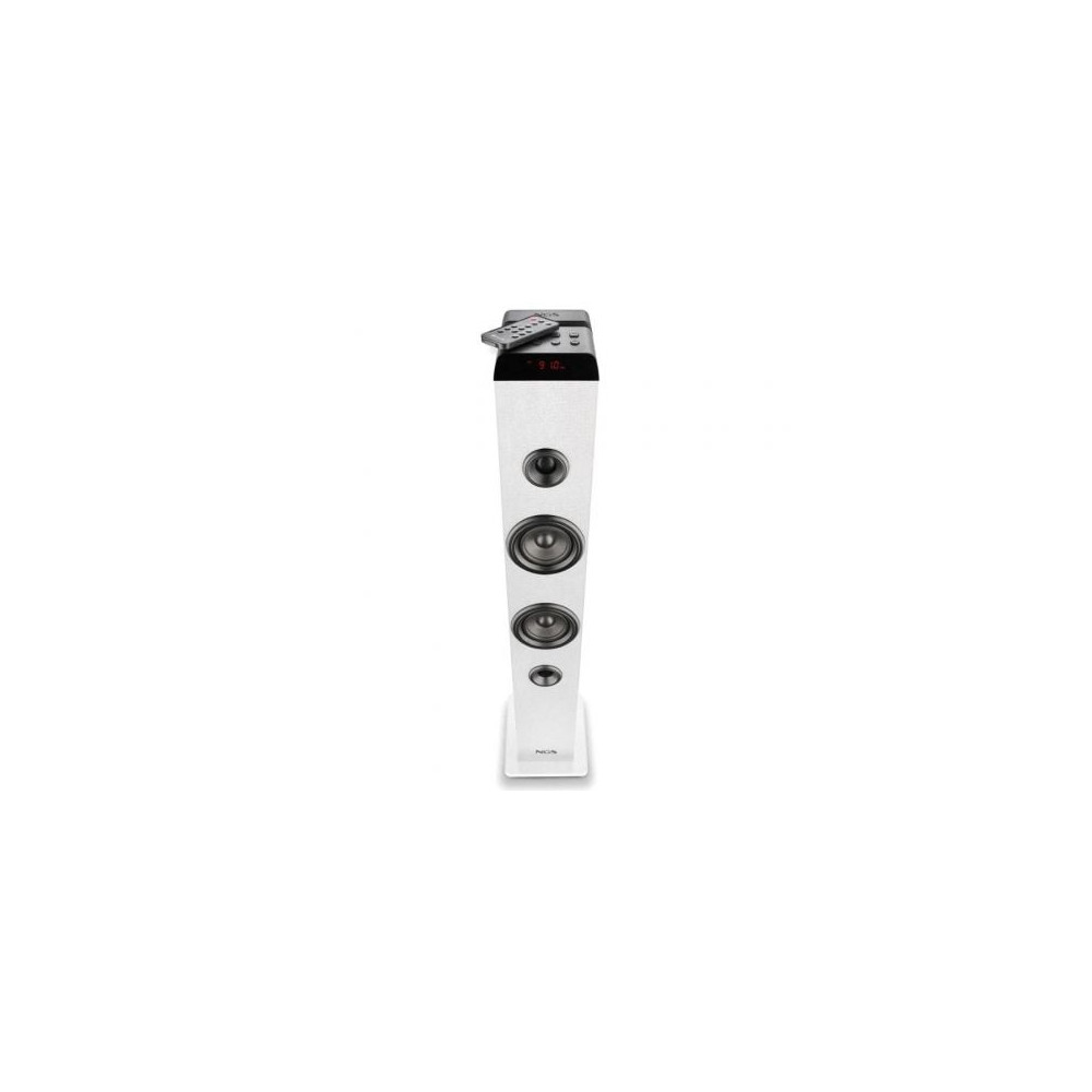 Torre de Sonido con Bluetooth NGS SKY CHARM PRO/ 80W/ 2.0/ Blanca