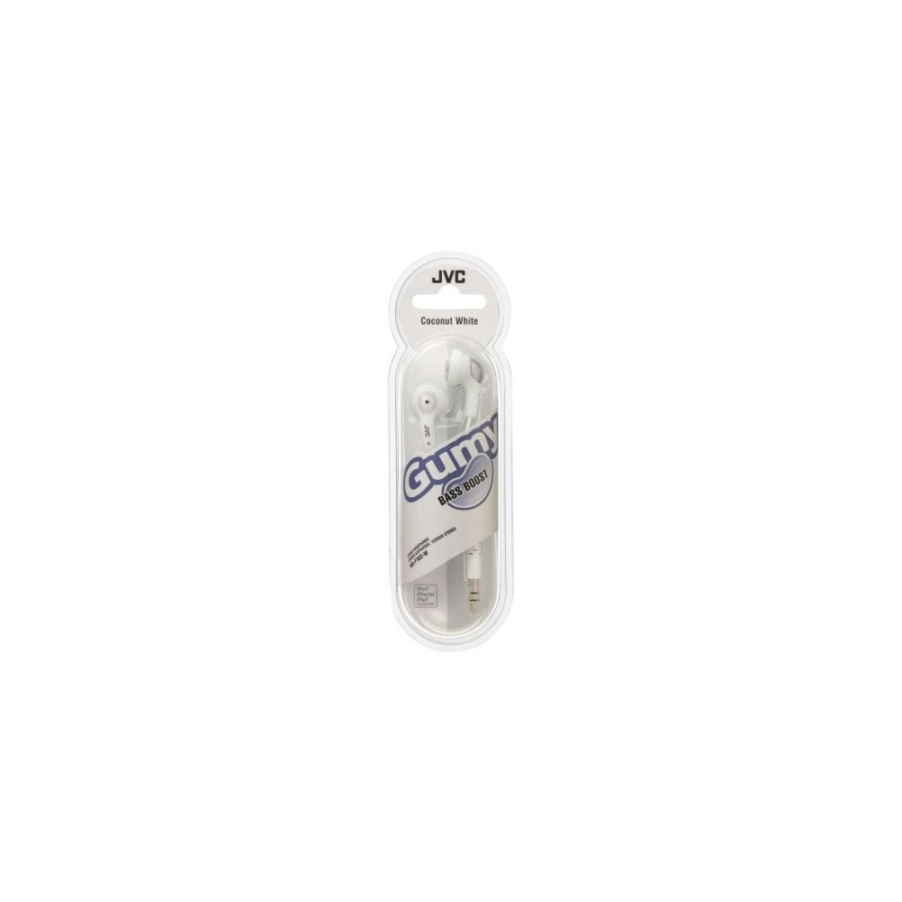 Auriculares Intrauditivos JVC HA-F160-W-E/ Jack 3.5/ Blancos