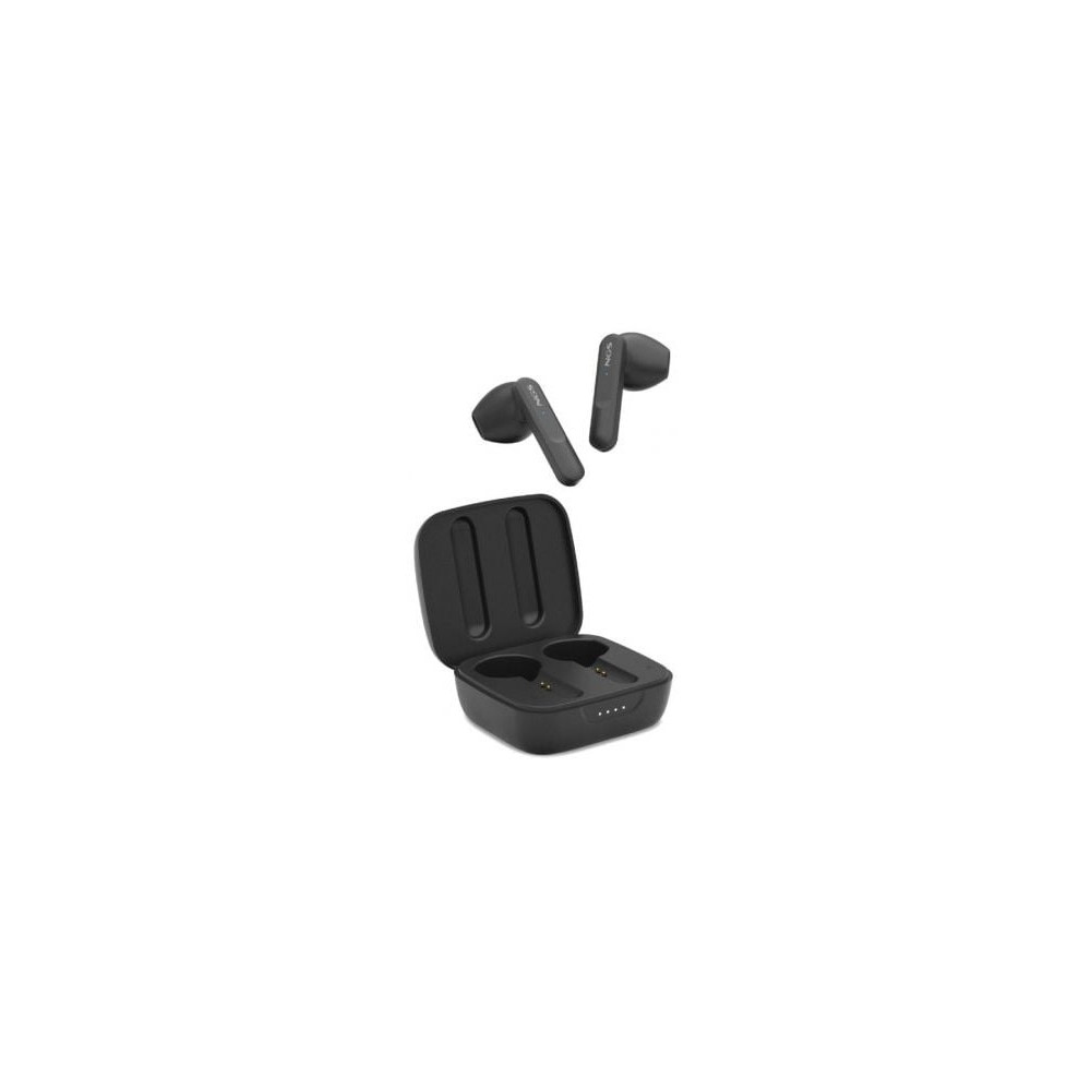 Auriculares Bluetooth NGS Ártica Move con estuche de carga/ Autonomía 7h/ Negros