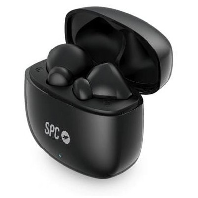 Auriculares Bluetooth SPC Zion 2 Play con estuche de carga/ Autonomía 7h/ Negros
