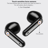 Auriculares Bluetooth TooQ Snail TQBWH-0060G con estuche de carga/ Autonomía 4h/ Grises y Negros | Bluetooth