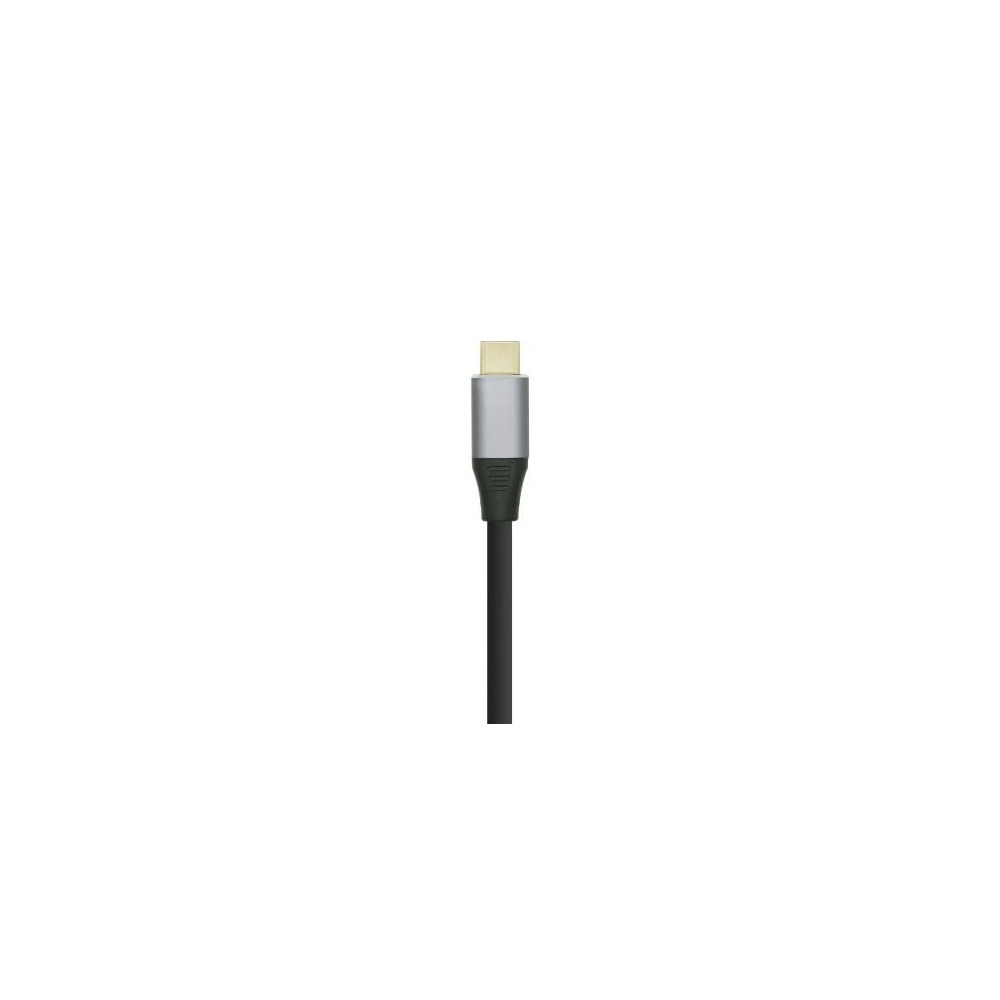 Cable DisplayPort Aisens A109-0394/ USB Tipo-C Macho - DisplayPort Macho/ Hasta 27W/ 1250Mbps/ 80cm/ Negro