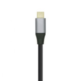 Cable DisplayPort Aisens A109-0394/ USB Tipo-C Macho - DisplayPort Macho/ Hasta 27W/ 1250Mbps/ 80cm/ Negro