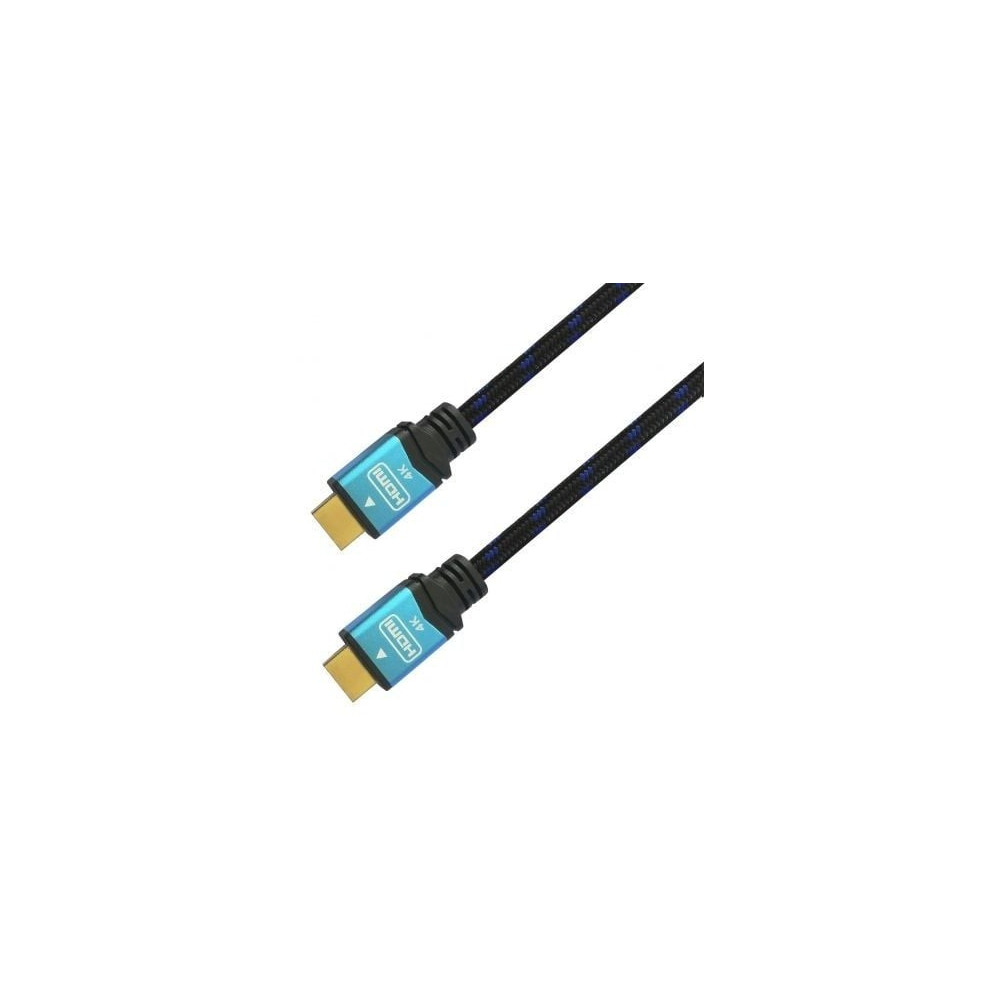 Cable HDMI 2.0 4K Aisens A120-0359/ HDMI Macho - HDMI Macho/ 5m/ Negro y Azul