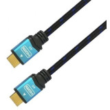 Cable HDMI 2.0 4K Aisens A120-0359/ HDMI Macho - HDMI Macho/ 5m/ Negro y Azul
