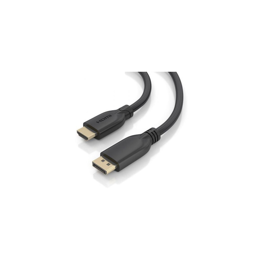 Cable Conversor Aisens A125-0922/ DisplayPort Macho - HDMI 4K Macho/ 10m/ Negro