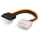 Cable Alimentación SATA Aisens A131-0158/ Molex 4 PIN Macho - SATA Hembra/ Hasta 54W/ 16cm