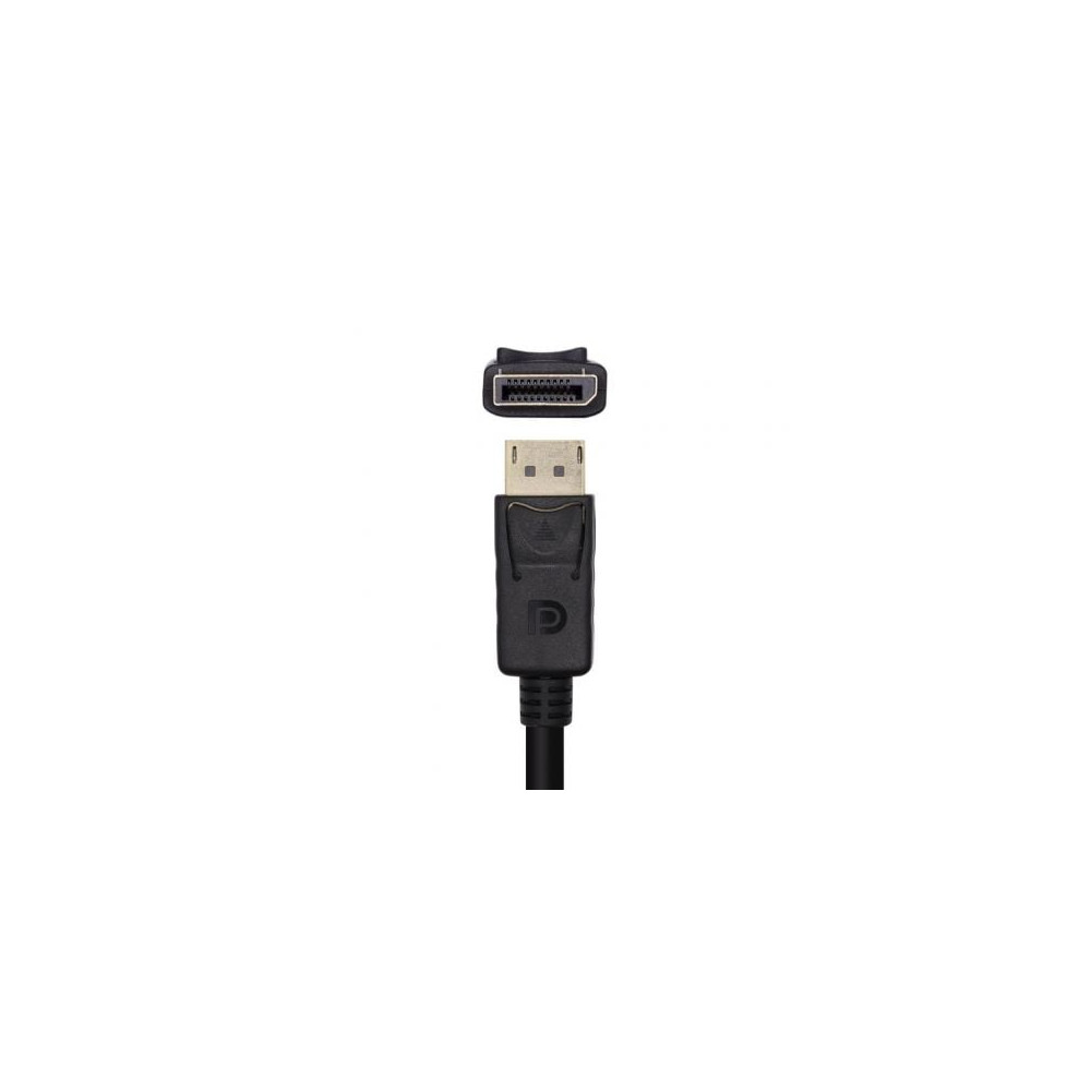 Cable DisplayPort 1.2 4K Aisens A124-0455/ DisplayPort Macho - DisplayPort Macho/ 1m/ Negro