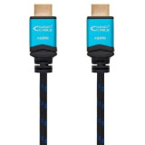 Cable HDMI 2.0 4K Nanocable 10.15.3707/ HDMI Macho - HDMI Macho/ 7m/ Negro/ Azul