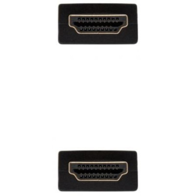 Cable HDMI 2.0 4K Nanocable 10.15.3801-L150/ HDMI Macho - HDMI Macho/ 1.5m/ Negro