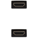 Cable HDMI 2.0 4K Nanocable 10.15.3801-L150/ HDMI Macho - HDMI Macho/ 1.5m/ Negro