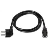 Cable Alimentación Nanocable 10.22.0103/ Schuko Macho - C13 Hembra/ 3m/ Negro