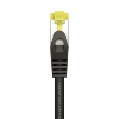 Cable de Red RJ45 SFTP Aisens A146-0484 Cat.7/ 25cm/ Negro | Hasta 1 m