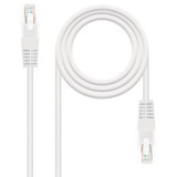 Cable de Red RJ45 UTP Nanocable 10.20.0102-W Cat.5e/ 2m/ Blanco