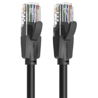 Cable de Red RJ45 UTP Vention IBEBY Cat.6/ 30cm/ Negro