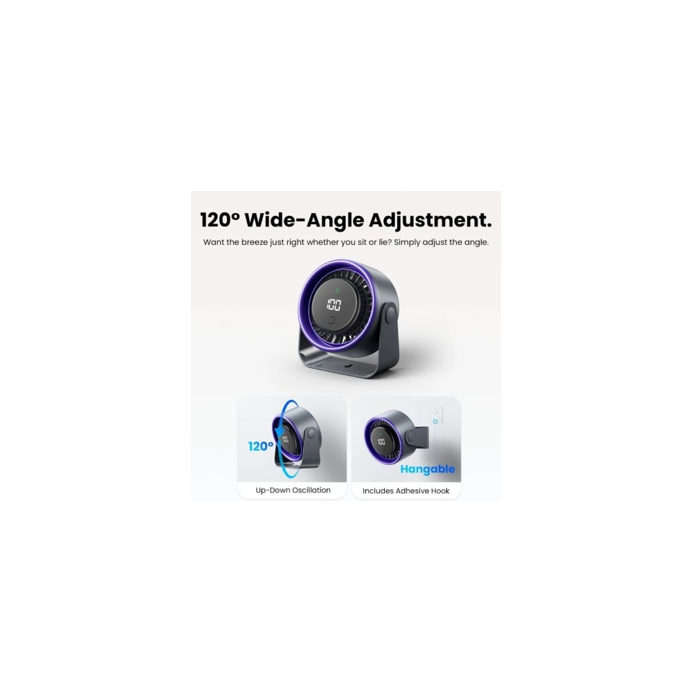 Ventilador de Sobremesa Vention PBJN0/ 10W/ 7 Aspas/ 3 Velocidades