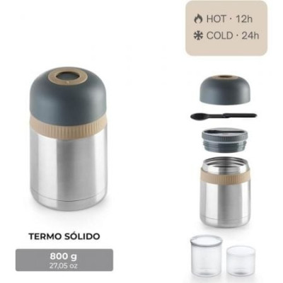 Termo Bra Enjoy Signature A196122/ Capacidad 800ml/ para sólidos y líquidos