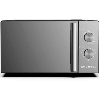 Microondas Grunkel MWG-20ESPEJO/ 800W/ Capacidad 20L/ Función Grill/ Negro