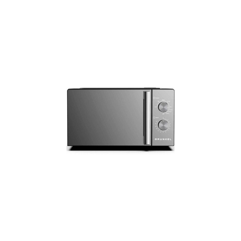 Microondas Grunkel MWG-20ESPEJO/ 800W/ Capacidad 20L/ Función Grill/ Negro