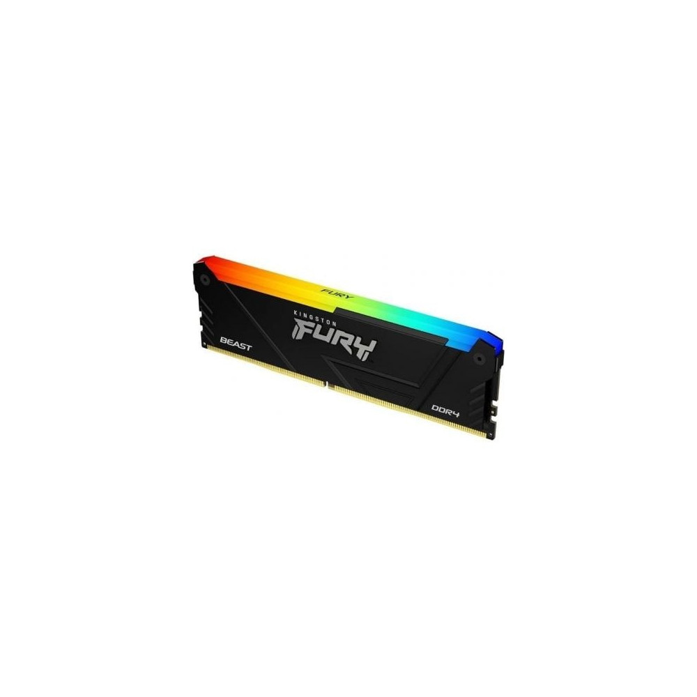 Memoria RAM Kingston FURY Beast RGB 8GB/ DDR4/ 3200MHz/ 1.35V/ CL16/ DIMM