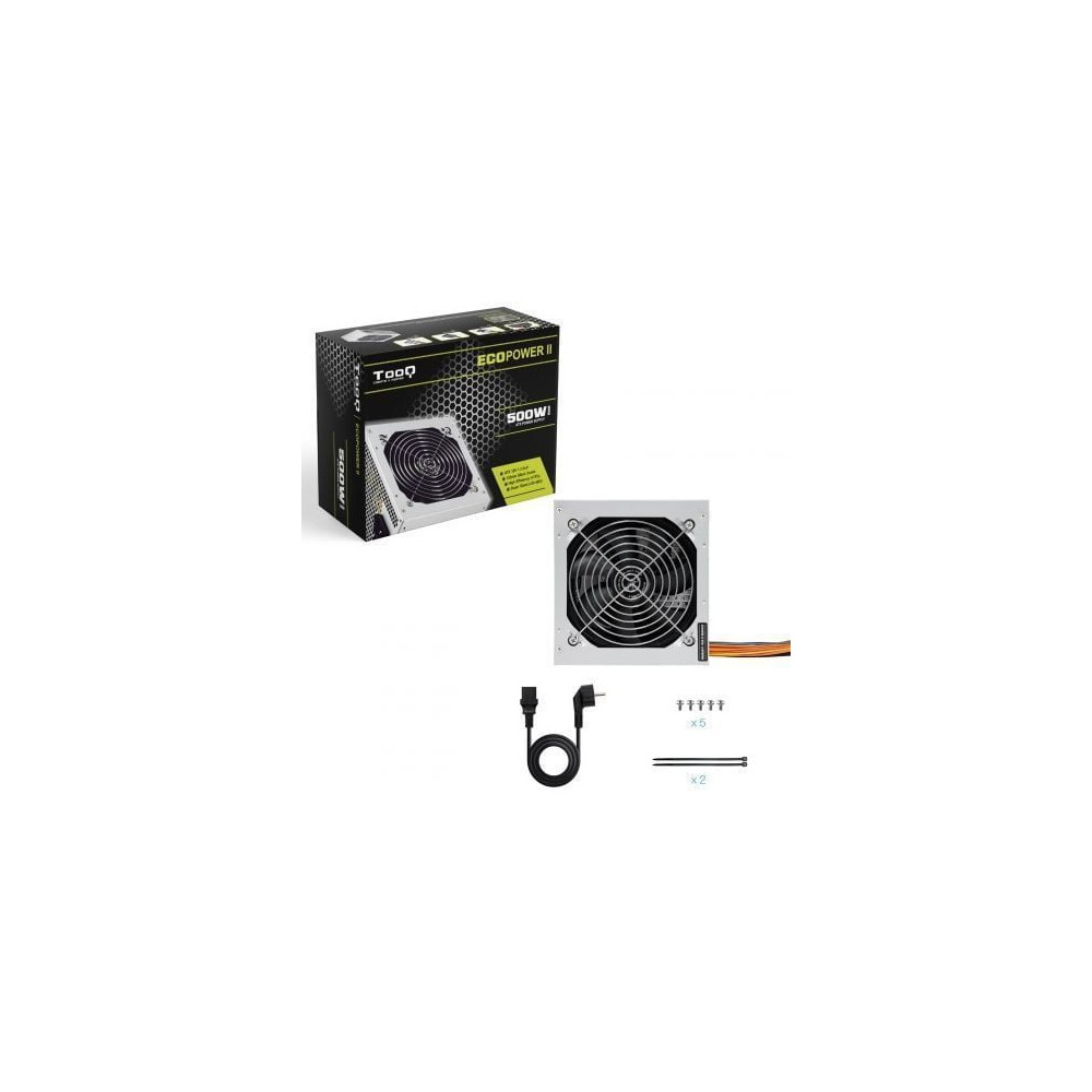 Fuente de Alimentación TooQ TQEP-500SSE/ 500W/ Ventilador 12cm