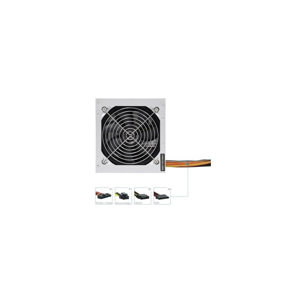 Fuente de Alimentación TooQ TQEP-500SSE-O OEM/ 500W/ Ventilador 12cm