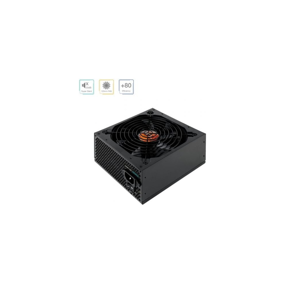 Fuente de Alimentación TooQ TQHELIOS-650SP/ 650W/ Ventilador 12cm/ 80 Plus Bronze