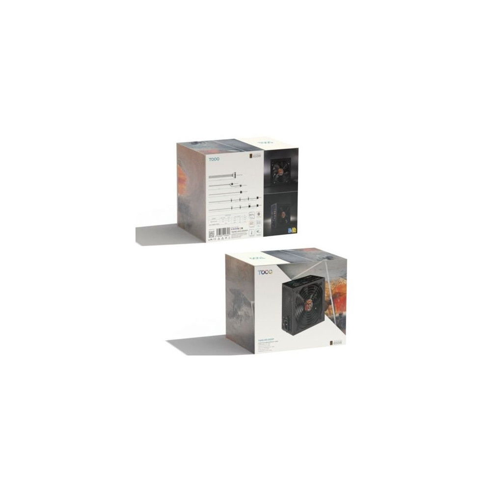 Fuente de Alimentación TooQ TQHELIOS-650SP/ 650W/ Ventilador 12cm/ 80 Plus Bronze