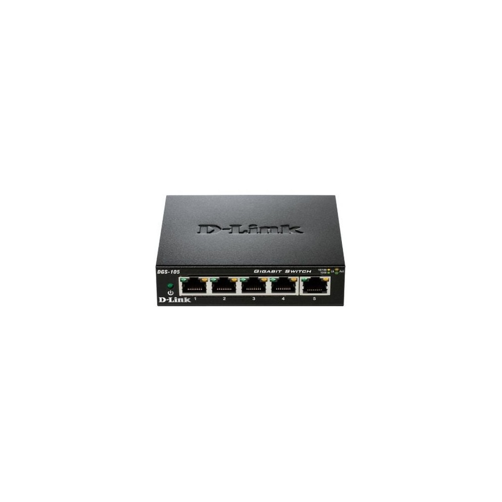 Switch D-Link DGS-105 5 Puertos/ RJ-45 10/100/1000