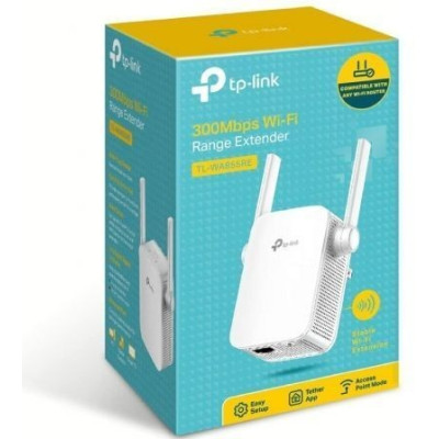 Repetidor/ AP Inalámbrico TP-Link TL-WA855RE 300Mbps/ 2 Antenas