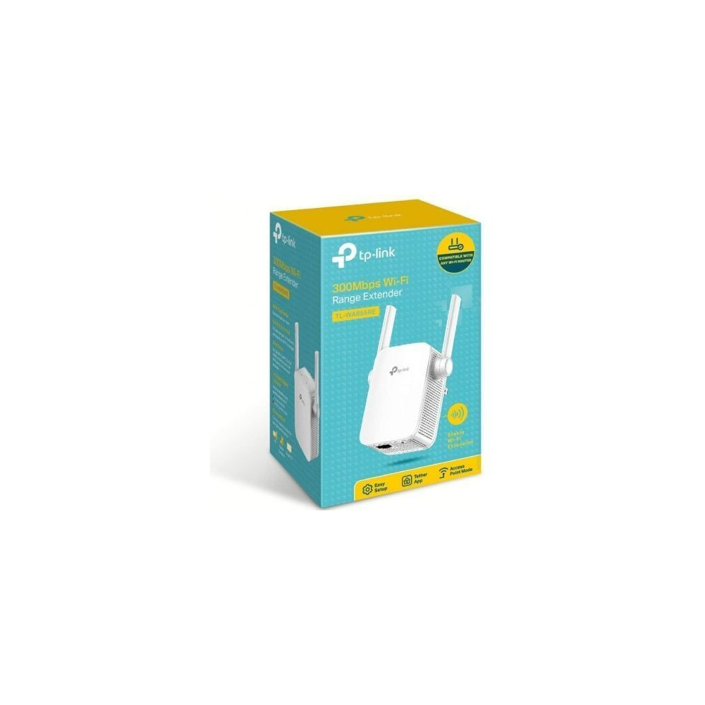Repetidor/ AP Inalámbrico TP-Link TL-WA855RE 300Mbps/ 2 Antenas