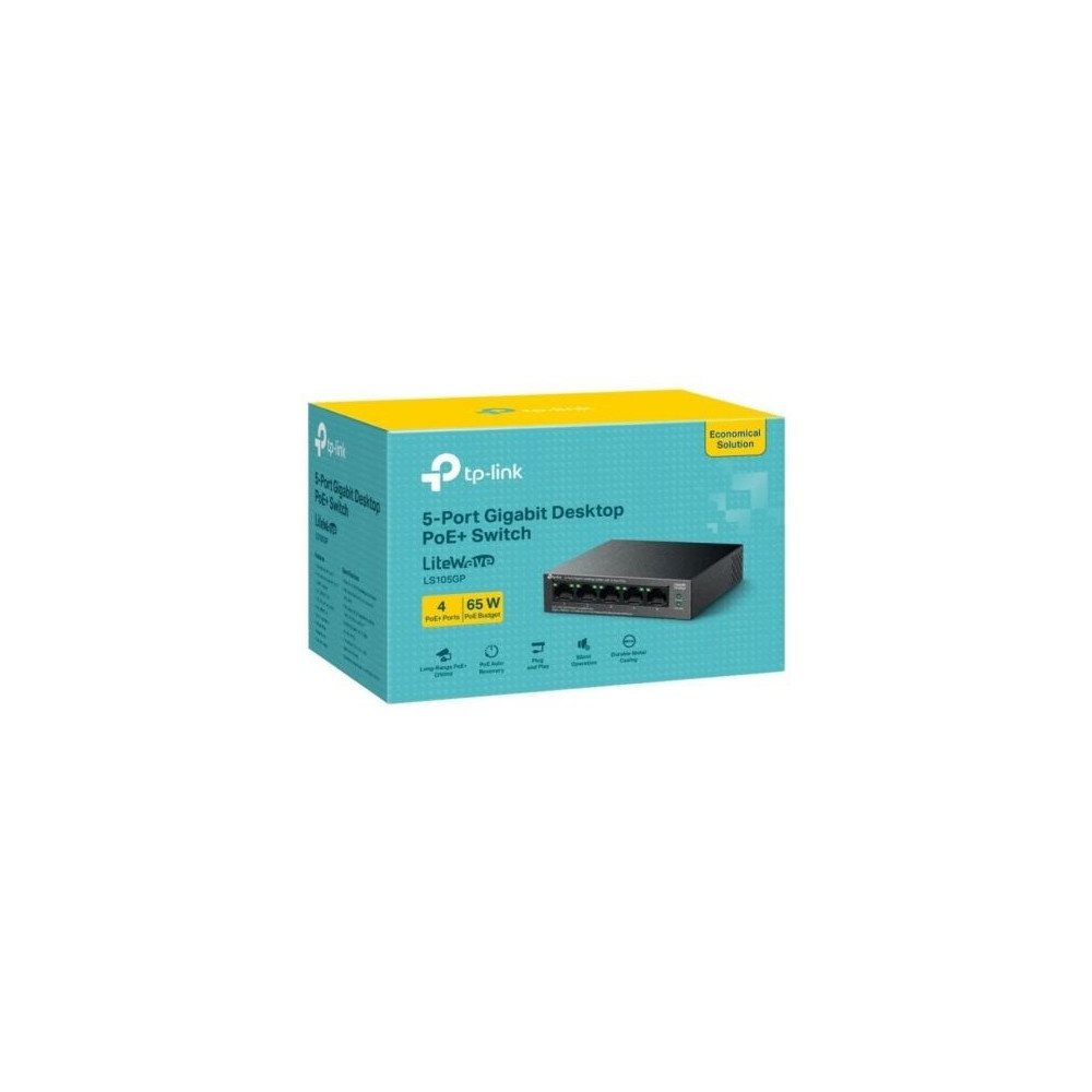 Switch TP-Link LS105GP 5 Puertos/ RJ-45 10/100/1000 PoE+