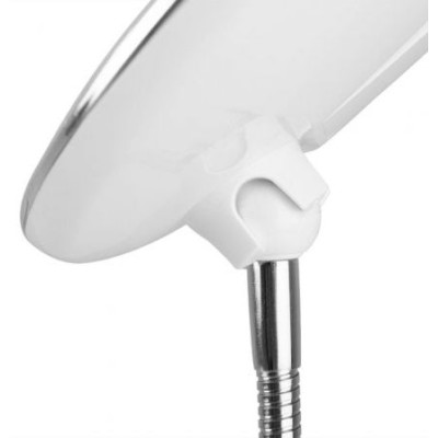Espejo Cosmético de Pared con Luz Orbegozo ESP 1020/ Telescópico/ Ø17cm