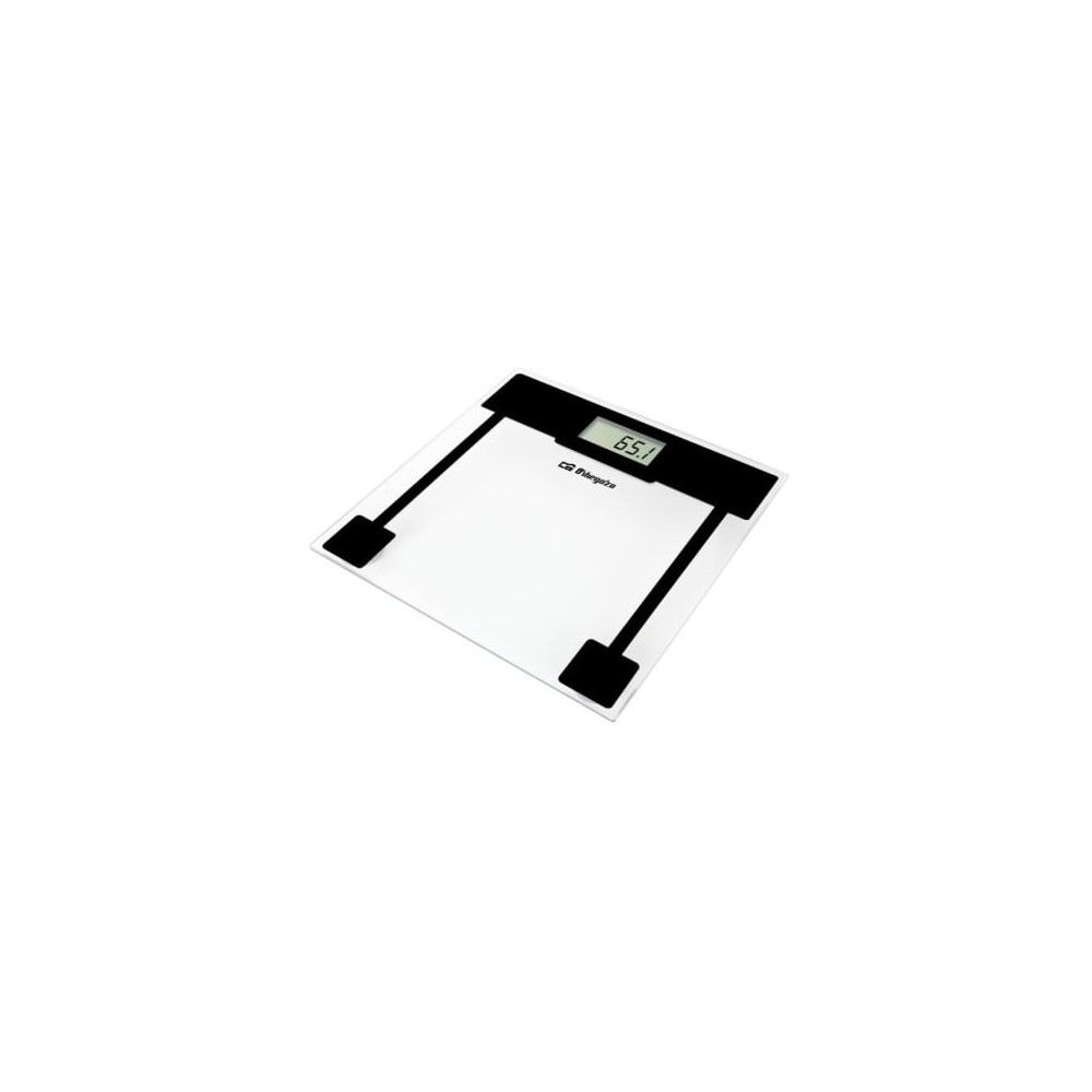 Báscula de Baño Orbegozo PB 2210/ Hasta 150kg/ Cristal