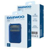 Radio Portátil Daewoo DW1008/ a Pilas/ Azul