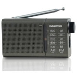 Radio Portátil Daewoo DW1035/ a Pilas/ Gris Oscuro