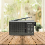 Radio Portátil Daewoo DW1035/ a Pilas/ Gris Oscuro