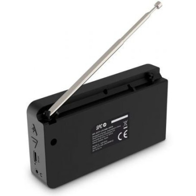 Radio Portátil SPC Jetty Lite Dab+/ con Batería/ Negra