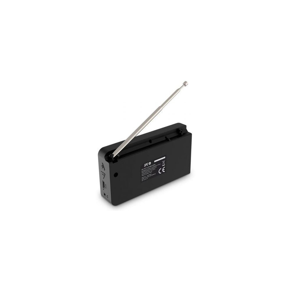 Radio Portátil SPC Jetty Lite Dab+/ con Batería/ Negra